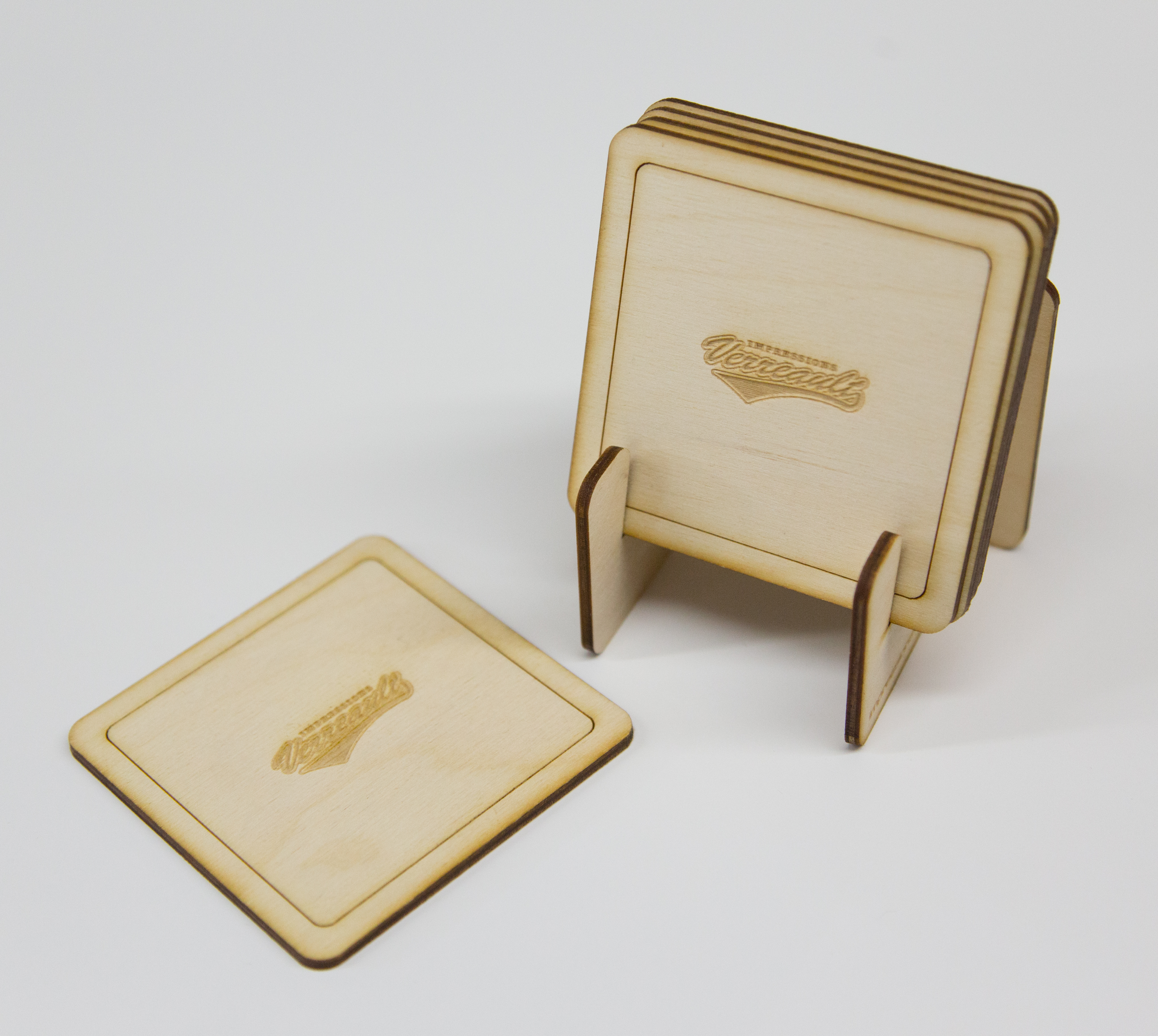 Exemple de gravure laser sur bois — Impressions Verreault Matane