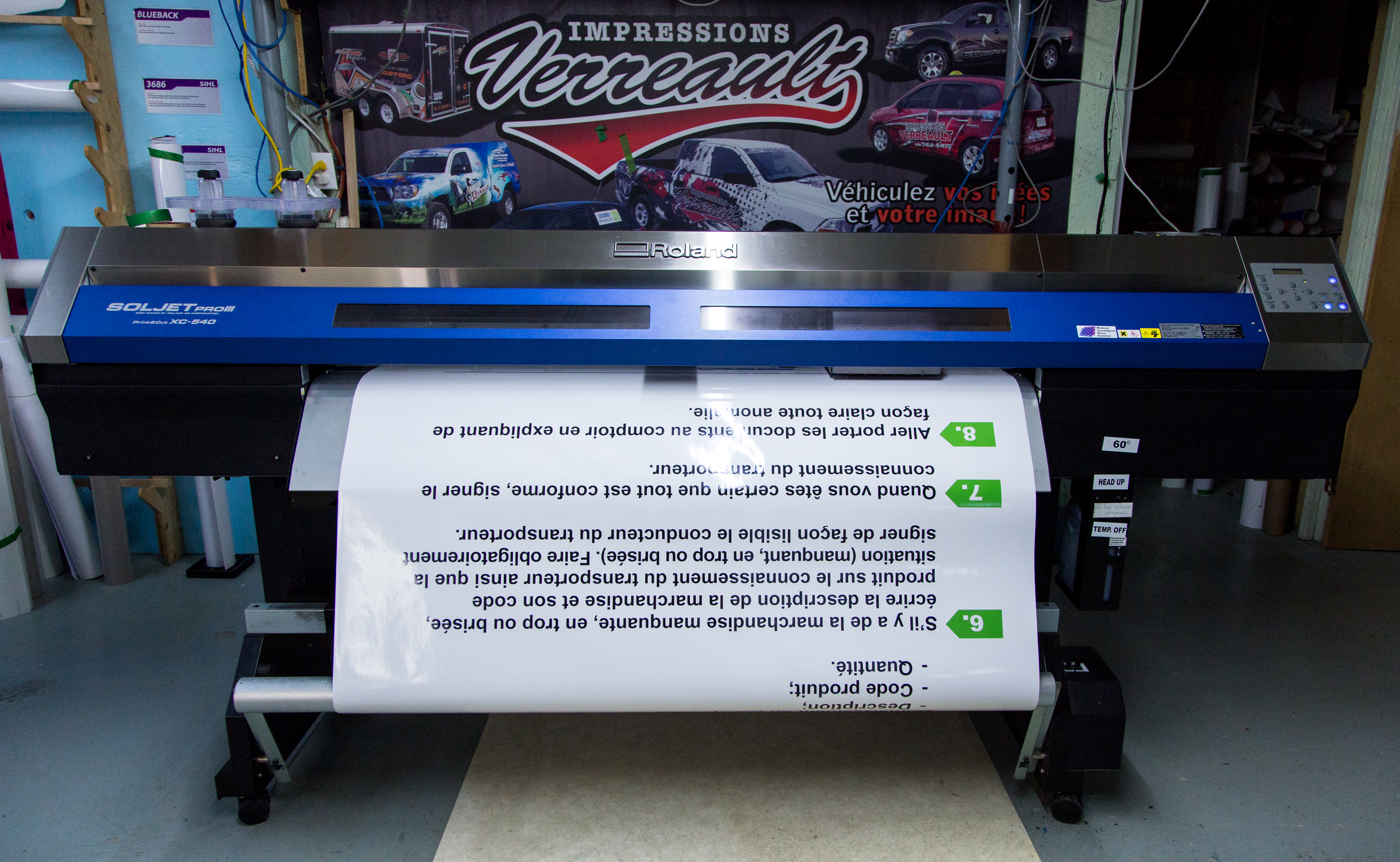 Exemple d'impression grand format — Impressions Verreault