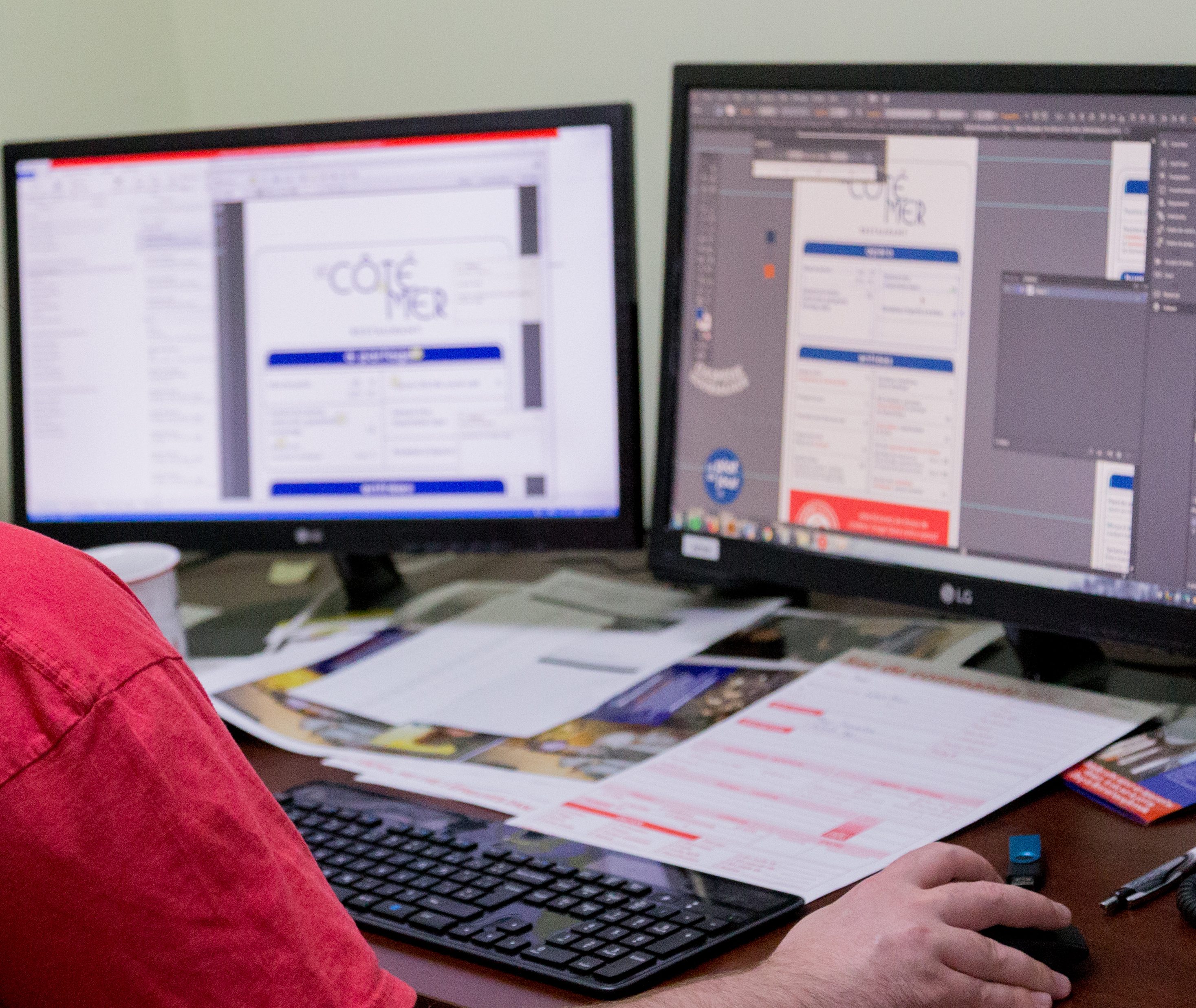 Exemple du service de graphisme — Impressions Verreault Matane